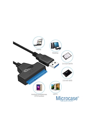 Usb 3.0 To 2.5 Inç Sata Hdd Ssd Çevirici Kablo - Al2625
