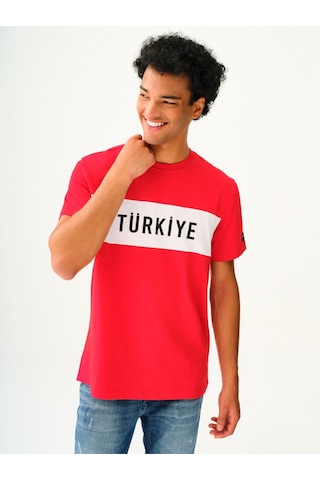 LOFT Regular Fit Erkek Tshirt K.kol Lf2038390 Q1.v1 Kırmızı