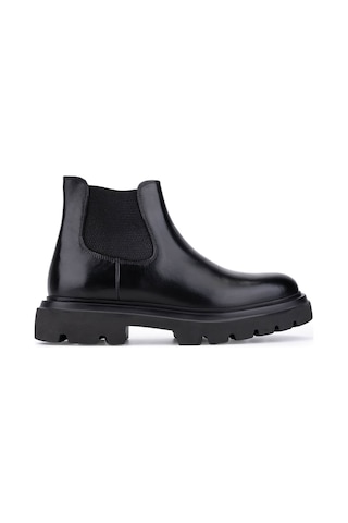 Tamer Tanca Erkek Hakiki Deri Siyah Casual Bot 1171 T30 Erk Bot Sk25-26 Sıyah Siyah
