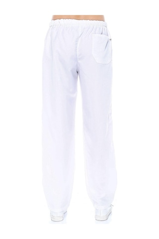 Alpaka Beyaz Pantolon Beyaz