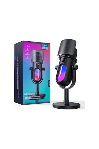 Glowmic Usb Gaming Mikrofon Rgb, Pc Ve Ps5 Uyumlu, Yayın Ve Podcast İçin
