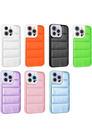 Apple Uyumlu iPhone 13 Pro Max Kamera Korumalı Airbagli Renkli Zore Seksek Kapak