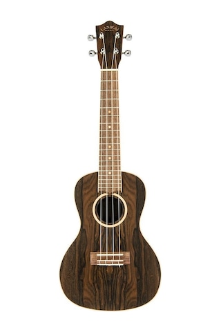 Lanikai Zr-c Ziricote Concert Ukulele Üst Segment - Egzotik Seri Nadir Ziricote Ağacı Gövde, Akçaağaç Kenar Şeritleri, Nubone Xb Eşik, Üstün Rezonans Ölçüler: Concert Boy / 15 Perde