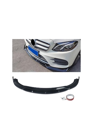 Mercedes w 213 e serisi uyumlu brabus ön lip piano black 2016-19