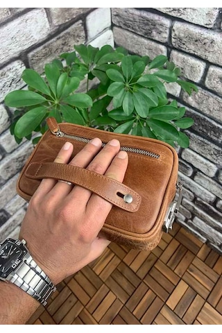 Guard Antik Taba Hakiki Deri Şifreli El Çantası Taba