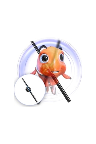 Electroon F2 43cm Smart 3d Hologram Fan 12volt Ios Anroid Kontrol