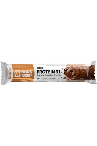 Born Wınner Deluxe Protein Bar Box / 12 X 64 G Crunchy Choco Brow