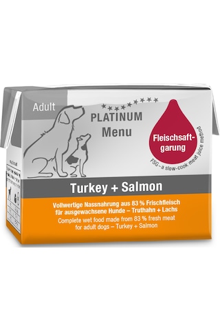 Platinum Hindili Ve Somonlu Yaş Köpek Maması 90gr