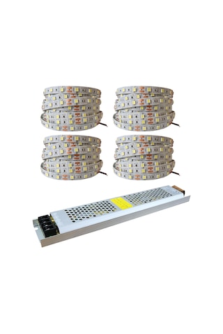 4040 Yeni Nesil Şerit Led Günışığı 20 Metre + 33 Amper 400W Trafo
