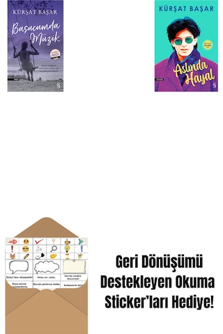 Başucumda Müzik Midi Boy + Aslında Hayal + Okuma Sticker'ları