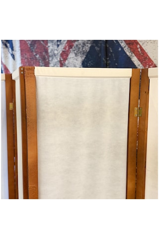 Paravan Seperatör Ahşap 4 Kanatlı Ara Bölme Dekoratif 5394