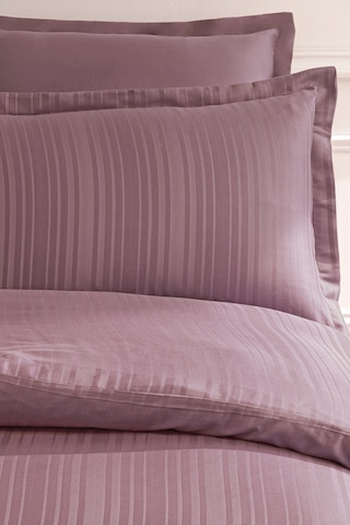 Puffy Melvin Çift Kişilik XL Bambu Saten Nevresim Takımı - Mürdüm