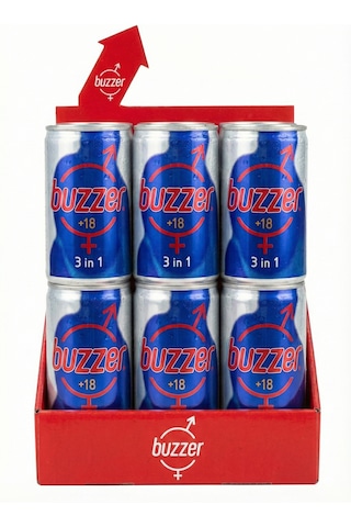 Buzzer Enerji Içeceği +18 6 Adet