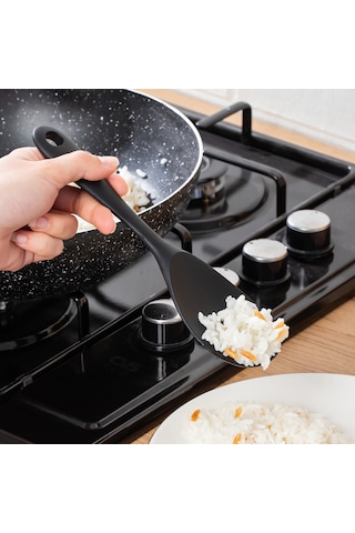 Porsima 5262 2 Adet Sert Uçlu Silikon Pilav Kaşığı Kepçe 22cm