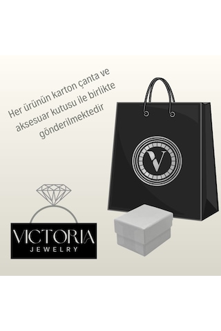 Açılabilir Kalp Kadın 2'li Seti 925 Ayar Gümüş Rodyumlu Zirkon Taşlı Gümüş