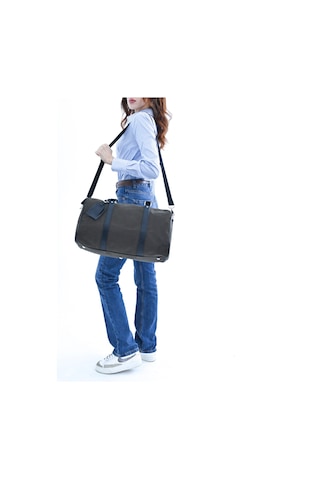 My Free Bag Gk Kanvas Unisex İş, Seyehat, Spor İçin El Çantası / Valizi Haki Siyah Haki - Siyah