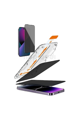 Apple Uyumlu iPhone 17 Pro Ekran Koruyucu Hayalet Cam Kolay Takılabilen 5d Magic Gizli İyonlaştırılmış Güçlendiri