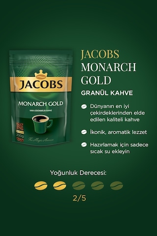 Jacobs Monarch Gold Granül Kahve 4 x 200 G