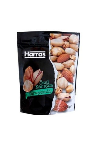 Yerli Premium Özel Kavrulmuş Lüks Karışık Kuruyemiş 4 Adet X 150 Gr 150 G