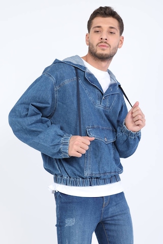 Keepout Erkek Jean Sweatshirt Koyu Mavi 001