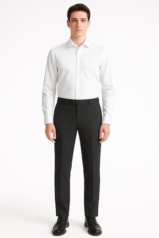 Yazı Vero Erkek Regular Fit Pamuklu Kumaş Pantolon - 7436 Füme
