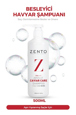 Zento Cavıar Care Havyar Bakım Şampuanı 500 Ml