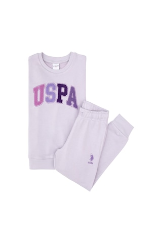 U.s. Polo Assn. Kız Çocuk Lila Pijama Takım 50318952-vr034 Lila