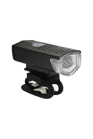 Forte Gt 250 Lüme Mini Bisiklet Ön Farı Xbyc 6124 Usb Şarjlı Siyah