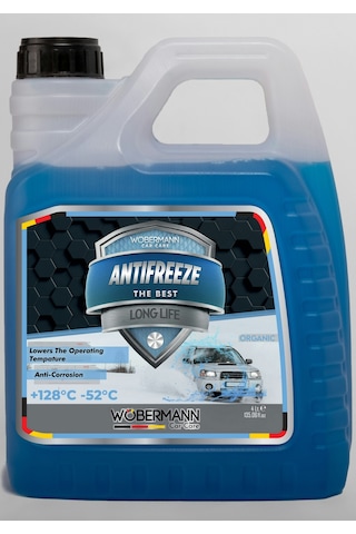 Wöbermann Mavi Antifriz 4 Mevsim Organik -52 C 4 Lt.