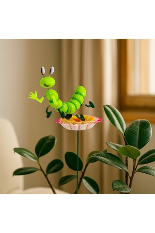 Garden With Ware Dekoratif Sevimli Tırtıl - 14,5 Cm