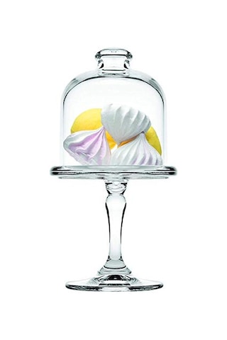 Paşabahçe Patısserıe Ayaklı & Kapaklı Servis Tabağ Açık Mavi