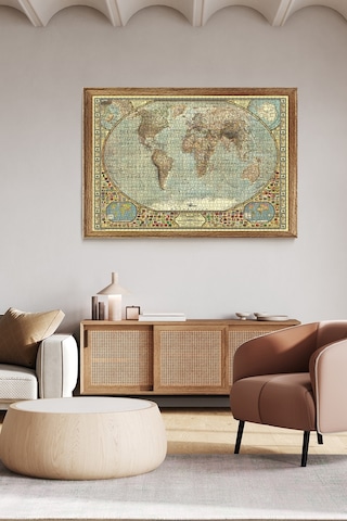 Anatolian 2000 Parçalık Puzzle - Dünya Haritası 3935