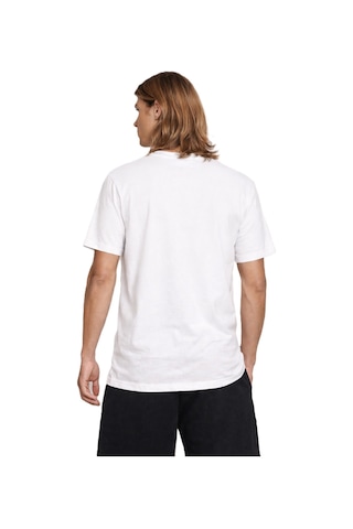 Nike Sportswear Futura Swoosh Logo Tee White T Shirt Unisex Baskılı Tişört Beyaz