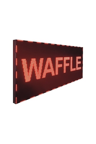 Kayan Yazı 32x128cm Led Tabela Işıklı Tabela Reklam