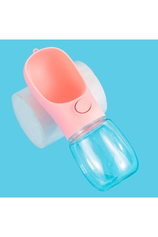 450 Ml Taşınabilir Butonlu Evcil Hayvan Suluğu Bx40