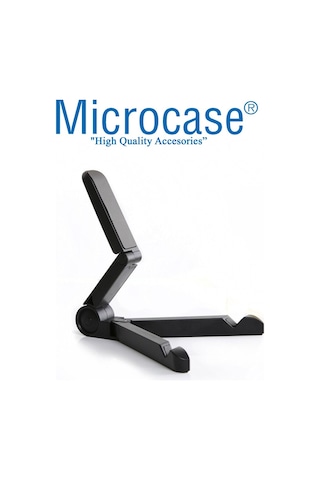 Microcase Katlanabilir Telefon Tablet Tutucu Stand - Al2457 Siyah