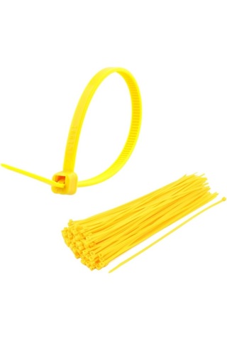 Ramart 3,6x300 Kablo Bağı Sarı 100 Paket 10.000 Adet