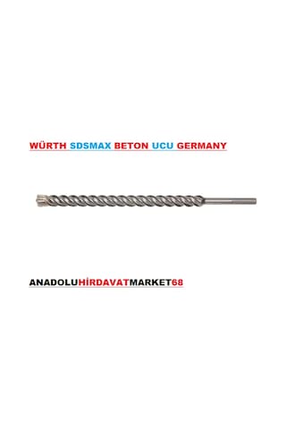 Würth 25mm 920cm Sdsmax Beton Delme Ucu Mermer Duvar Delici Uç