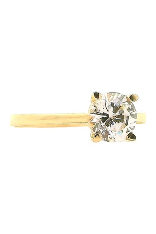 Cigold Tektaş Yüzük 14 Ayar Altın 1.50 Gr Oa-k21501029224 Renkli