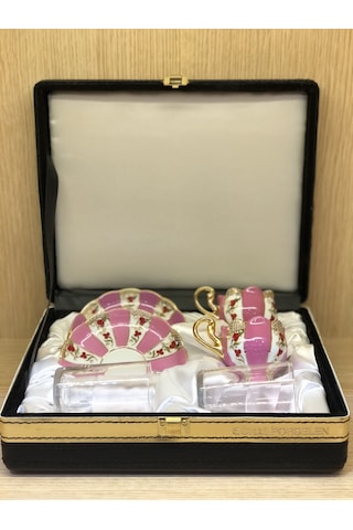 Güral Porselen İnce Porselen 6 Parça Türk Kahve Seti 016093