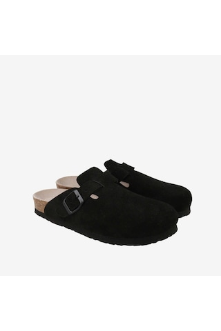 Terlik Kadın G106582 Genuins Rıva Velour Black siyah