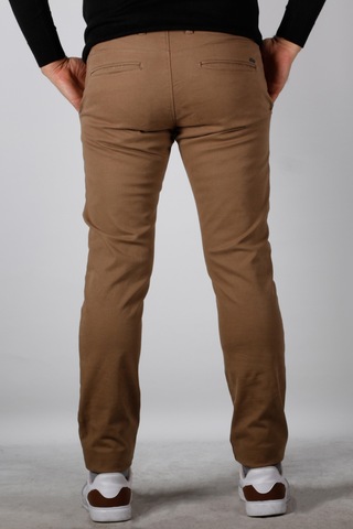 Erkek Chino Pantolon Slim Fit Dar Kesim Camel 1747 5594 Camel