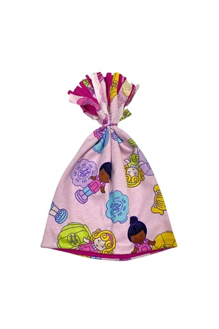Nurbebekidss Figürlü Kız Çocuk Penye Şapka Açık Pembe