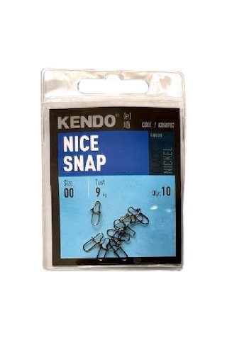 Kendo Nice Snap Yapay Yem Klipsi10 Adet Rapala Klips No:00