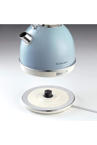 Ariete Vintage Dom Su Isıtıcı Mavi 2877/05 - Retro Kettle, 2000 W