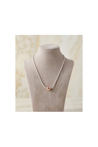 Lunarie Charm Uyumlu Yılan Zincir Kolye Kararmaz Çelik Gümüş 28847966