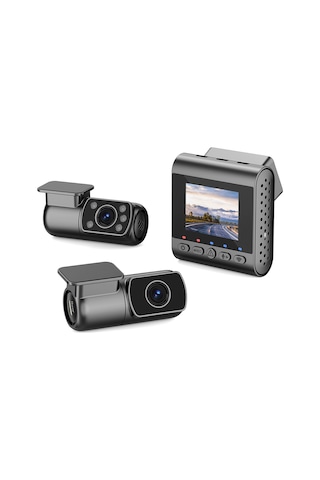 Sjcam M60 3 Kameralı Ön+iç+arka 4k+fhd+fhd Hdr Sony Starvis 2 Sensörlü Wi-fi Gps'li Araç Kamerası