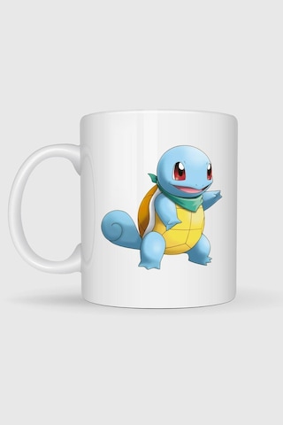 Squirtle Baskılı Kupa Bardak Beyaz