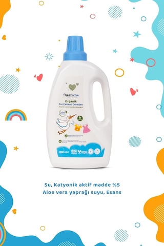 Baby Icon Sıvı Çamaşır Deterjanı 1500 ML