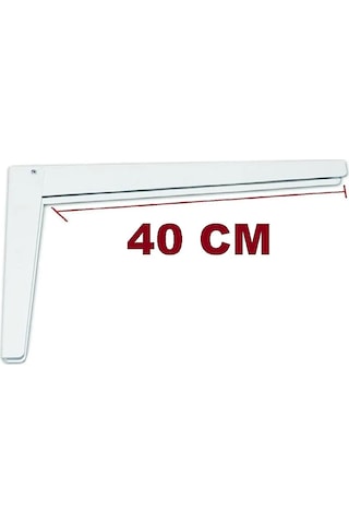 Yapıtaşı Yt400 Duvara Montajlı Katlanır Masa Ayağı 40cm Beyaz